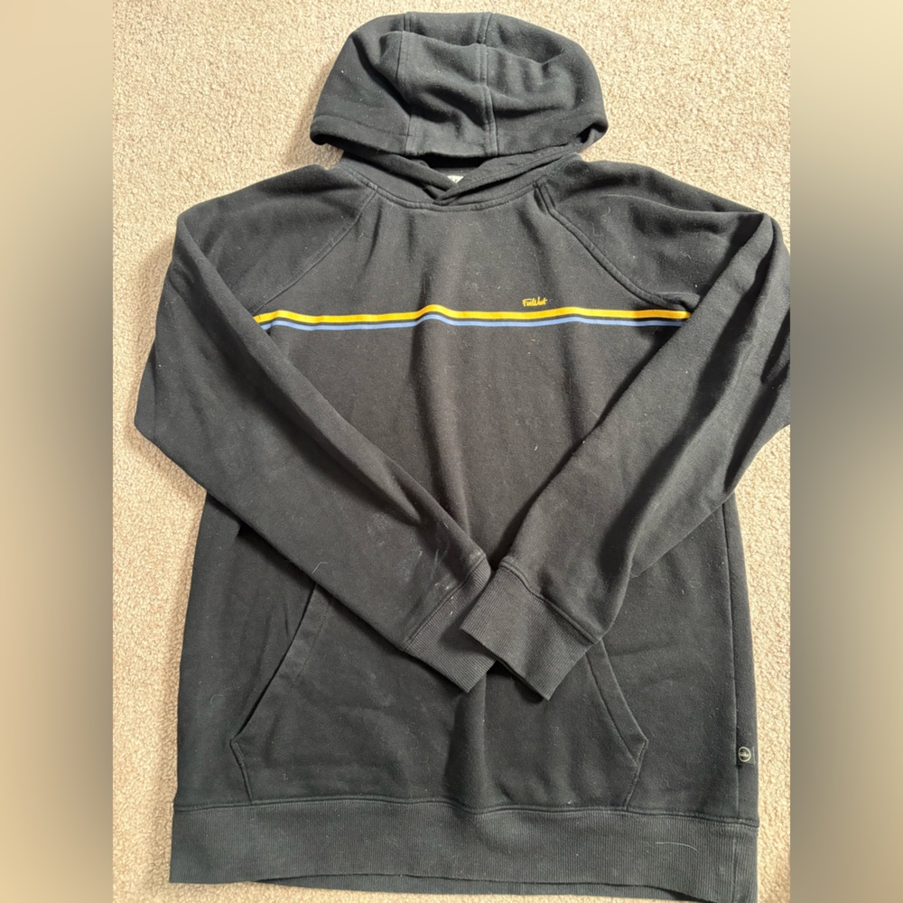 Farwest Black and Blue Sweatshirt with Yellow Accents
